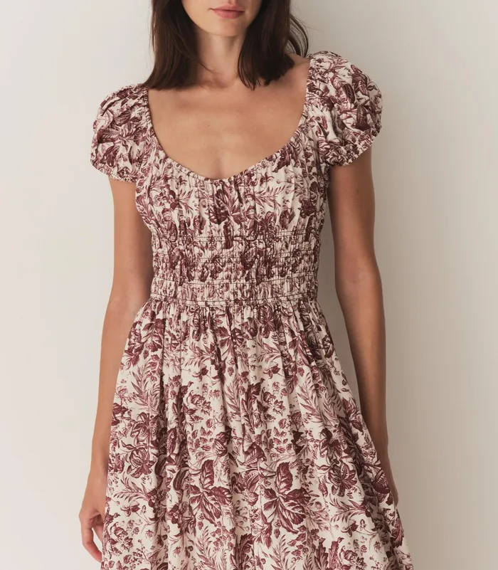 DEN Dresses Women Quinley Dress Toile Botanique DEN Dresses Women Quinley Dress Toile Botanique