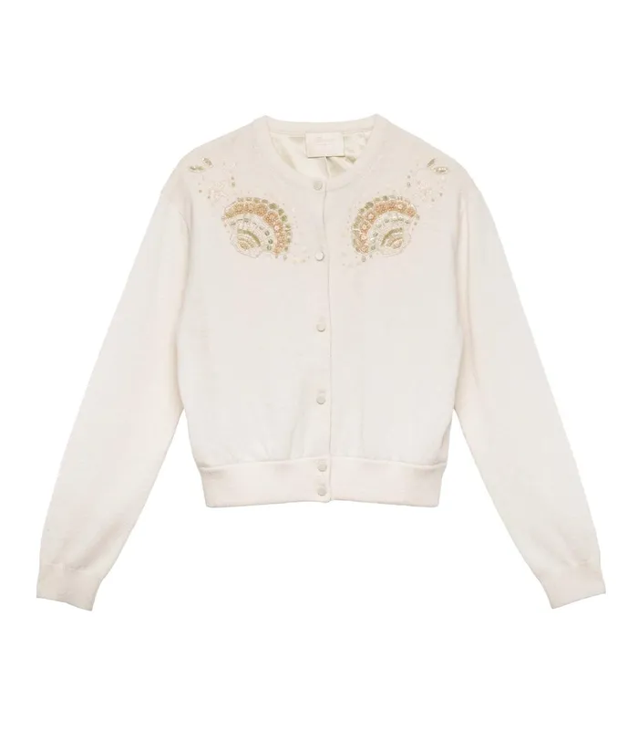 DEN Knitwear Women Andrina Cardigan Eggshell DEN Knitwear Women Andrina Cardigan Eggshell