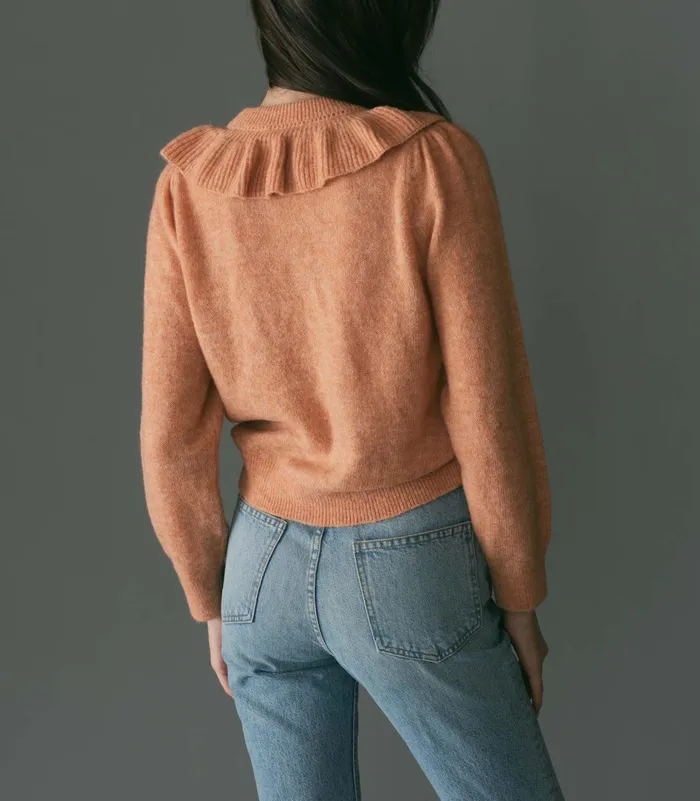 DEN Knitwear Women Azaria Sweater Coral DEN Knitwear Women Azaria Sweater Coral
