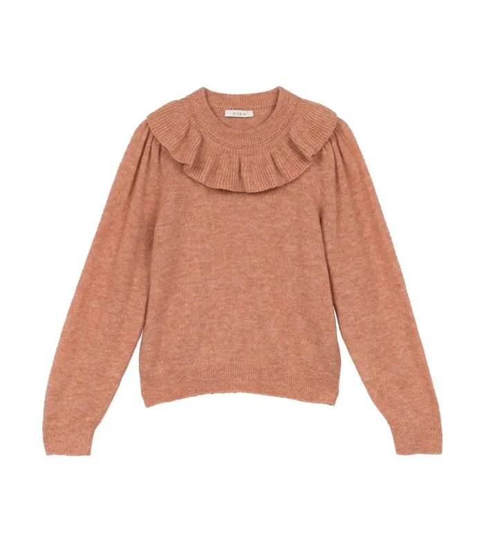 DEN Knitwear Women Azaria Sweater Coral DEN Knitwear Women Azaria Sweater Coral