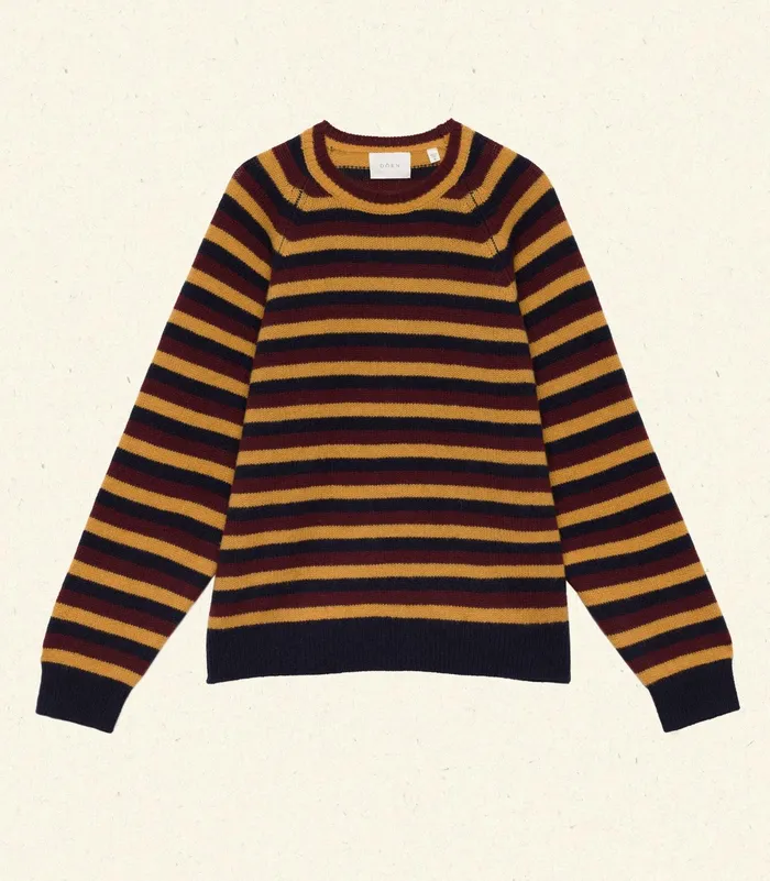 DEN Knitwear Women Dana Cashmere Sweater Carrington Stripe DEN Knitwear Women Dana Cashmere Sweater Carrington Stripe