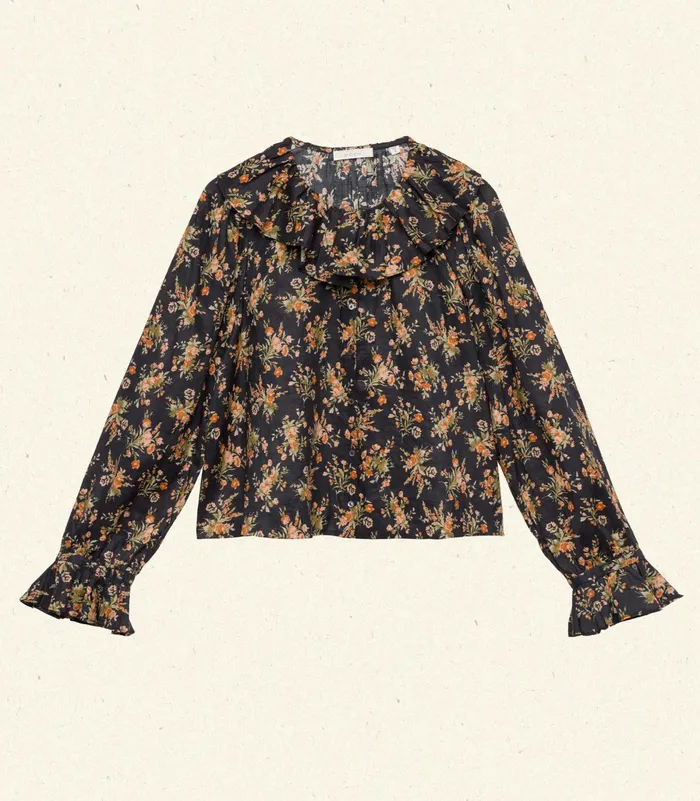 DEN Tops Women Jamie Top Foxglove Floral DEN Tops Women Jamie Top Foxglove Floral