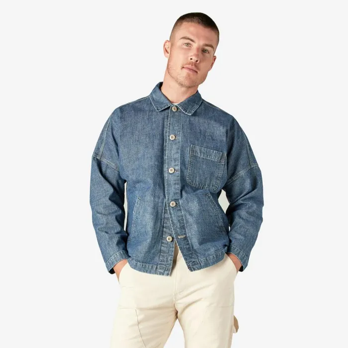 Dickies 1922 Drop Shoulder Shirt Jacket Stonewashed Indigo Blue Stonewashed Indigo Blue snb Men Dickies Shirt Jackets Dickies 1922 Drop Shoulder Shirt Jacket Stonewashed Indigo Blue Stonewashed Indigo Blue snb Men Dickies Shirt Jackets