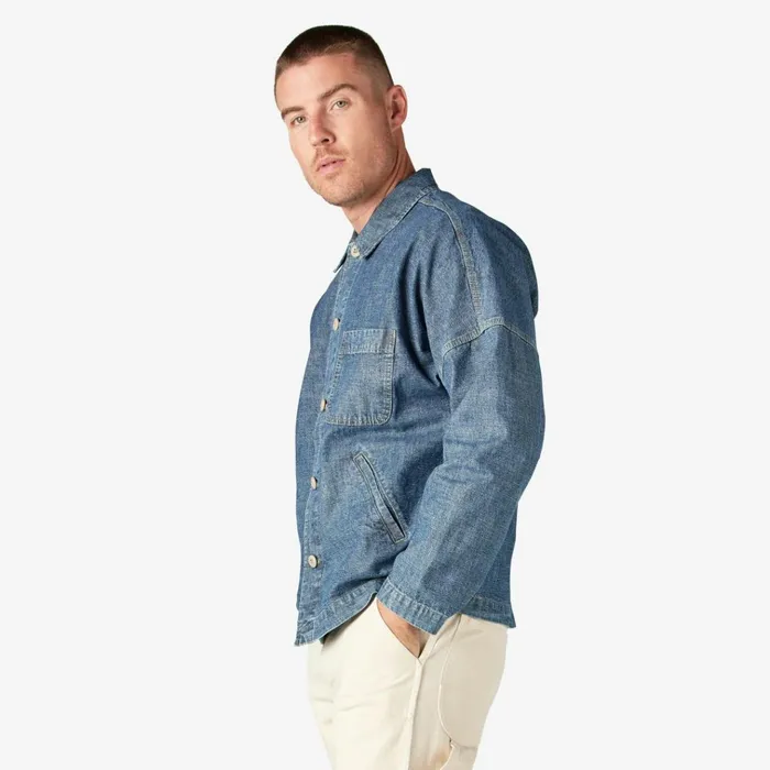 Dickies 1922 Drop Shoulder Shirt Jacket Stonewashed Indigo Blue Stonewashed Indigo Blue snb Men Dickies Shirt Jackets Dickies 1922 Drop Shoulder Shirt Jacket Stonewashed Indigo Blue Stonewashed Indigo Blue snb Men Dickies Shirt Jackets