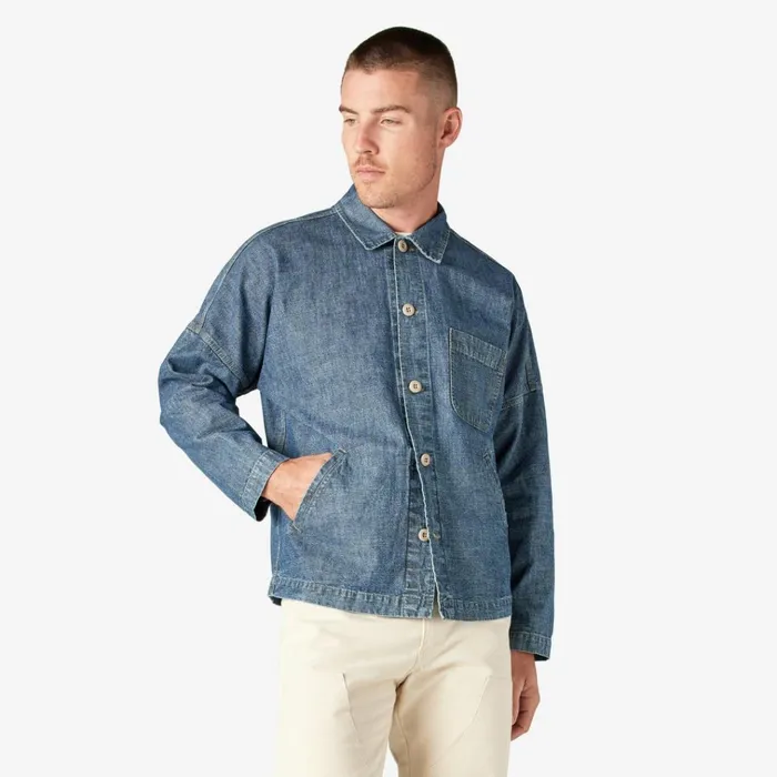 Dickies 1922 Drop Shoulder Shirt Jacket Stonewashed Indigo Blue Stonewashed Indigo Blue snb Men Dickies Shirt Jackets Dickies 1922 Drop Shoulder Shirt Jacket Stonewashed Indigo Blue Stonewashed Indigo Blue snb Men Dickies Shirt Jackets