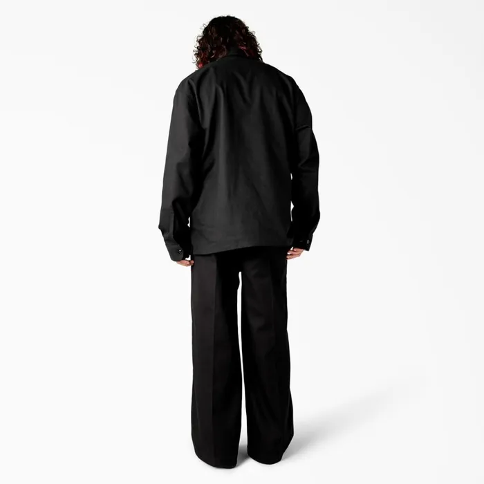 Dickies X Willy Chavarria Long Sleeve Work Shirt Black Black bk Men Dickies Button Up Dickies X Willy Chavarria Long Sleeve Work Shirt Black Black bk Men Dickies Button Up