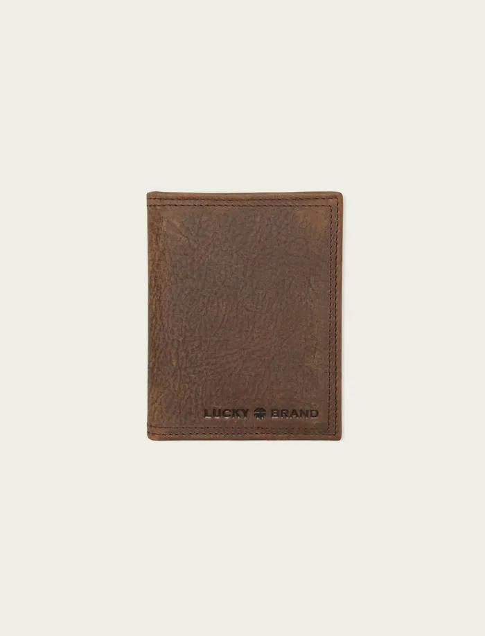 Double Stitched Leather LFold Wallet Dark Brown Men Lucky Brand Bags and Wallets Double Stitched Leather LFold Wallet Dark Brown Men Lucky Brand Bags and Wallets