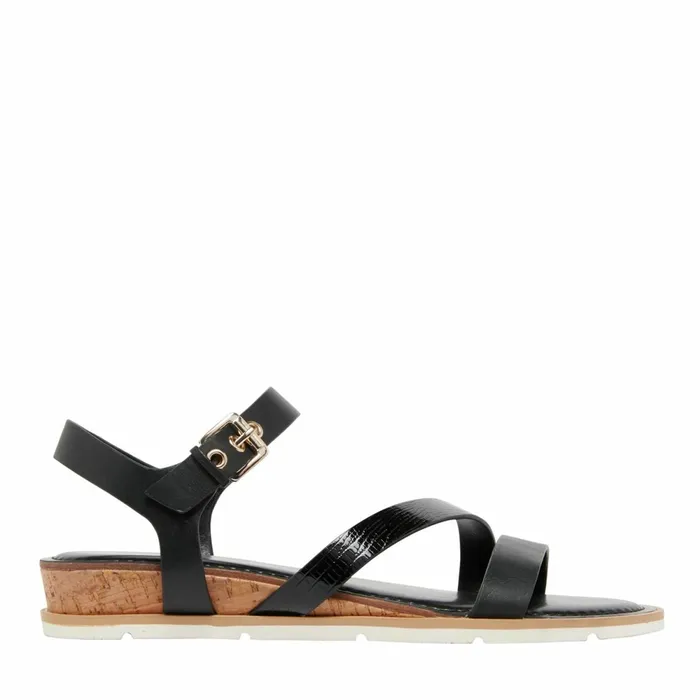 DRAMA Black Multi Women Nine West Flats