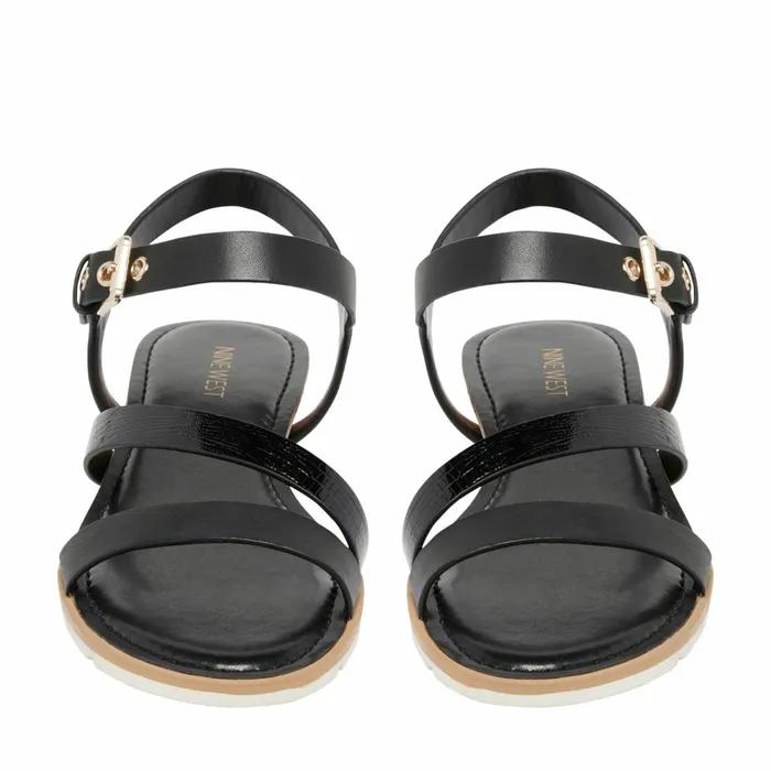 DRAMA Black Multi Women Nine West Flats
