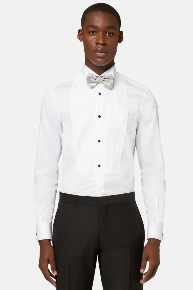 Dress Shirts Men Boggi Milano Slim Fit White Cotton Shirt White Dress Shirts Men Boggi Milano Slim Fit White Cotton Shirt White
