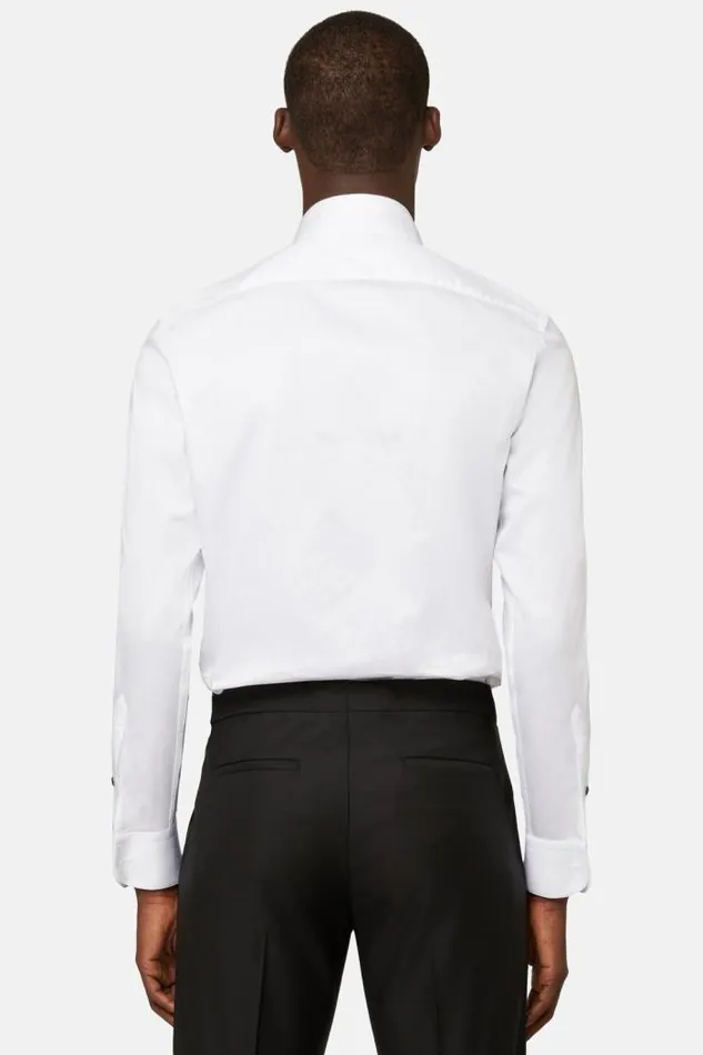 Dress Shirts Men Boggi Milano Slim Fit White Cotton Shirt White Dress Shirts Men Boggi Milano Slim Fit White Cotton Shirt White
