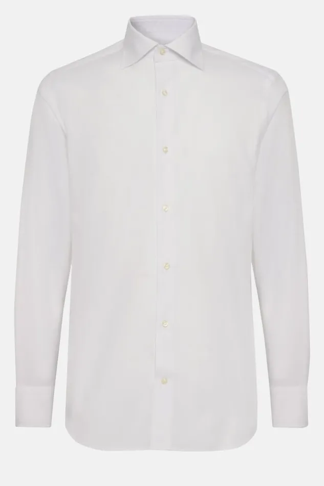 Dress Shirts Men Boggi Milano Slim Fit White Cotton Twill Shirt White Dress Shirts Men Boggi Milano Slim Fit White Cotton Twill Shirt White