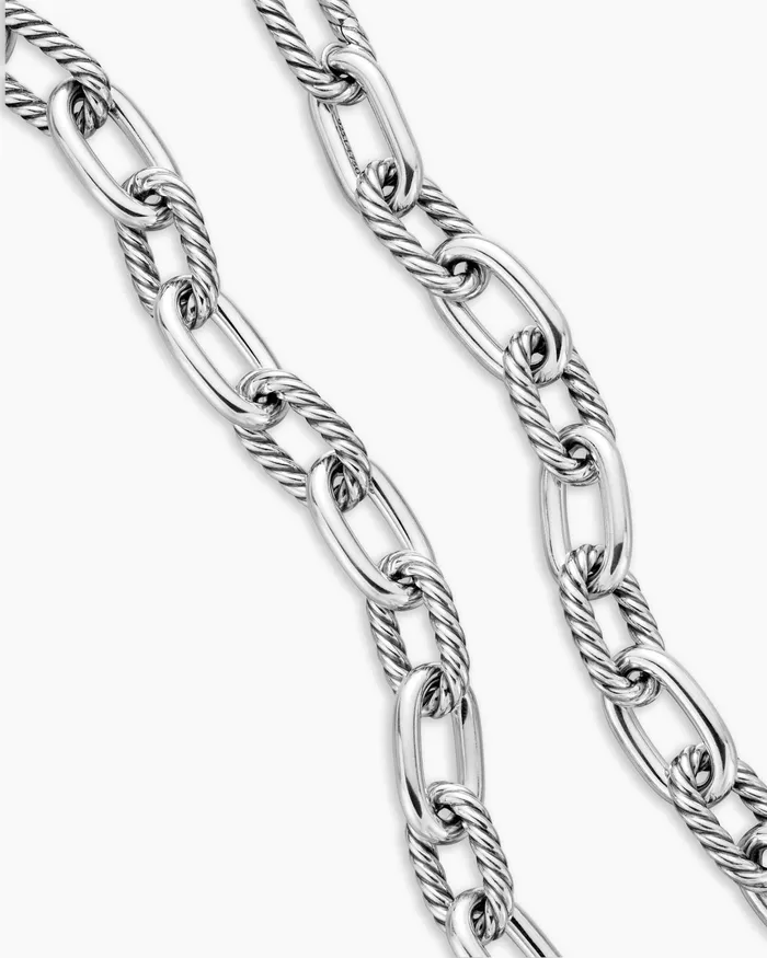 DY Madison Chain Necklace In Sterling Silver With 18K Yellow Gold 135mm Women David Yurman Chain DY Madison Chain Necklace In Sterling Silver With 18K Yellow Gold 135mm Women David Yurman Chain