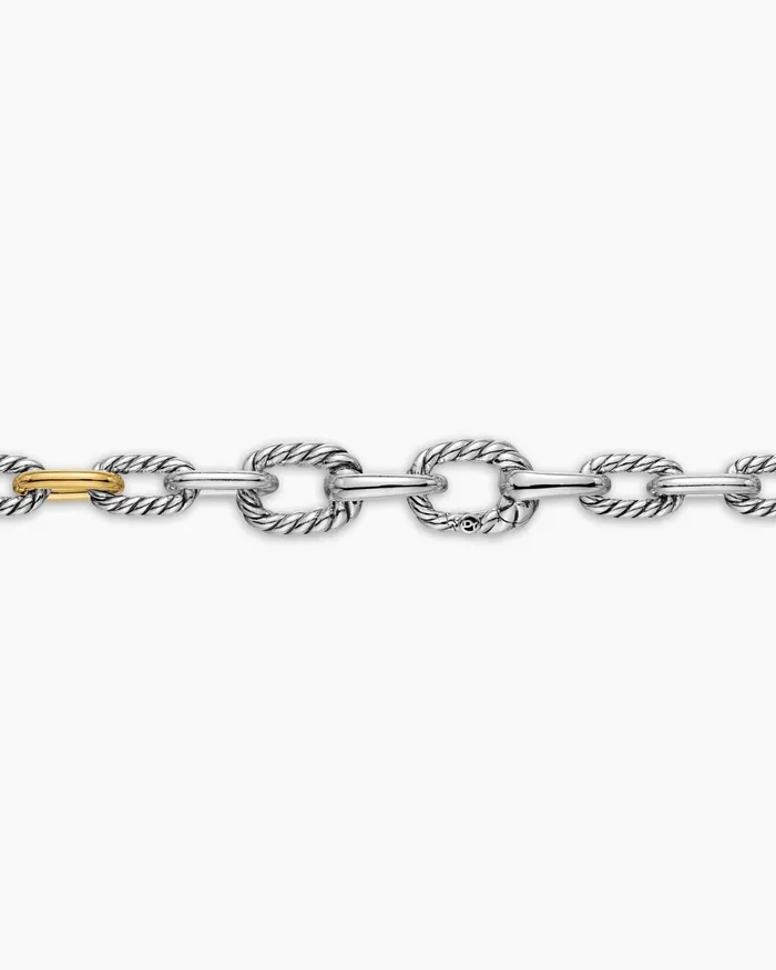 DY Madison Chain Necklace In Sterling Silver With 18K Yellow Gold 55mm Women David Yurman Chain DY Madison Chain Necklace In Sterling Silver With 18K Yellow Gold 55mm Women David Yurman Chain