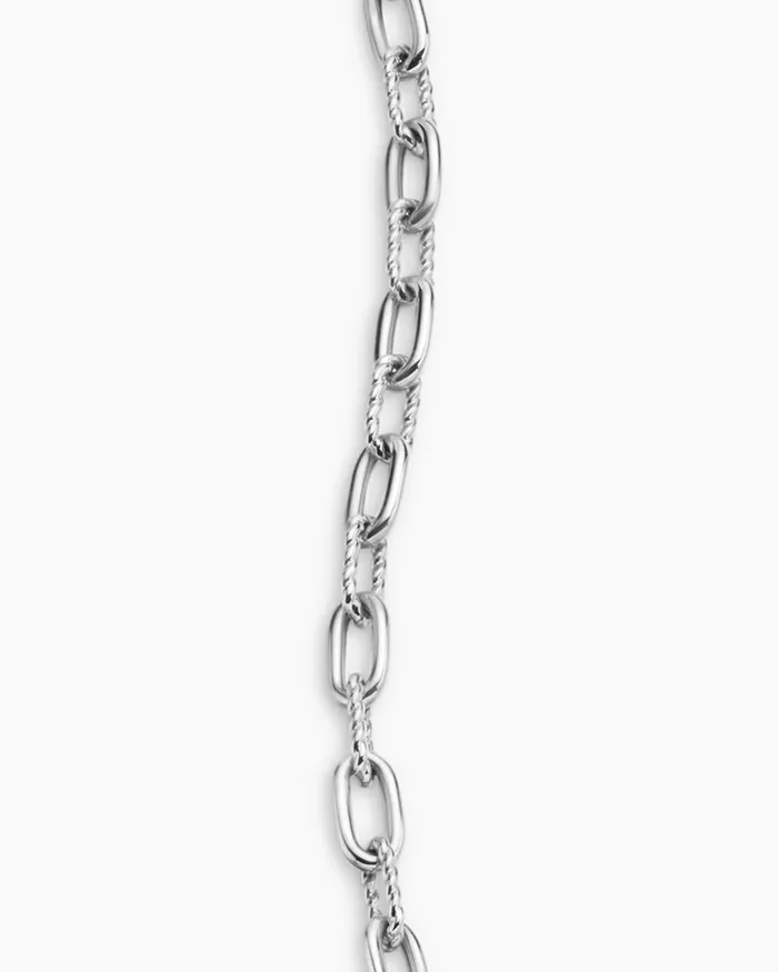 DY Madison Toggle Chain Bracelet In Sterling Silver With 18K Yellow Gold 3mm Women David Yurman Chain DY Madison Toggle Chain Bracelet In Sterling Silver With 18K Yellow Gold 3mm Women David Yurman Chain