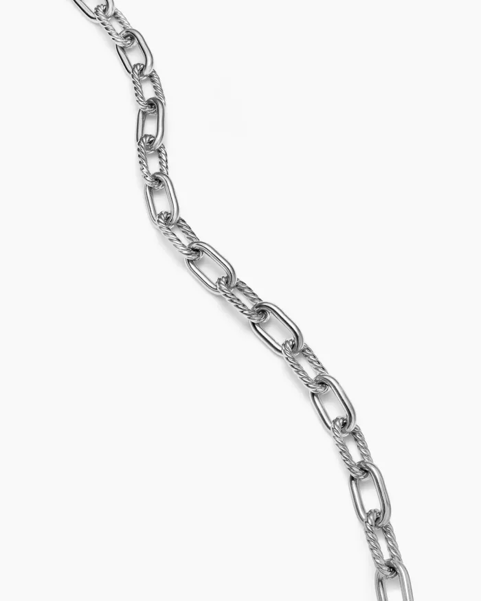 DY Madison Toggle Chain Necklace In Sterling Silver With 18K Yellow Gold 11mm Women David Yurman Chain DY Madison Toggle Chain Necklace In Sterling Silver With 18K Yellow Gold 11mm Women David Yurman Chain
