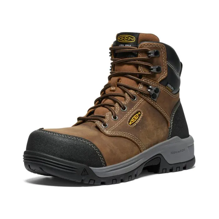 Evanston Boot 6quot Waterproof BisonBlack Leather Work Boot Women KEEN Boots Evanston Boot 6quot Waterproof BisonBlack Leather Work Boot Women KEEN Boots