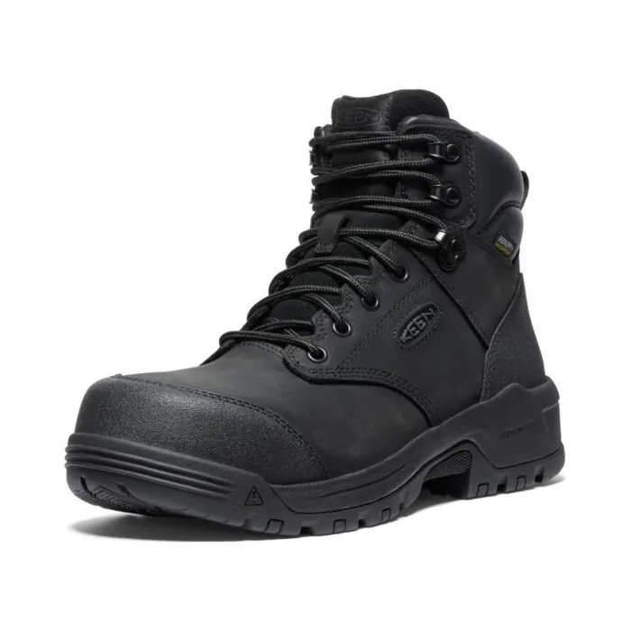 Evanston Boot 6quot Waterproof BlackBlack Leather Work Boot Men KEEN Work Boots and Shoes Evanston Boot 6quot Waterproof BlackBlack Leather Work Boot Men KEEN Work Boots and Shoes