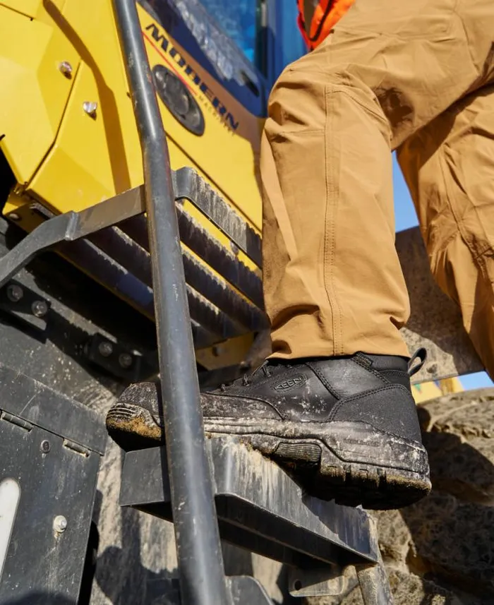 Evanston Boot 6quot Waterproof BlackBlack Leather Work Boot Men KEEN Work Boots and Shoes Evanston Boot 6quot Waterproof BlackBlack Leather Work Boot Men KEEN Work Boots and Shoes