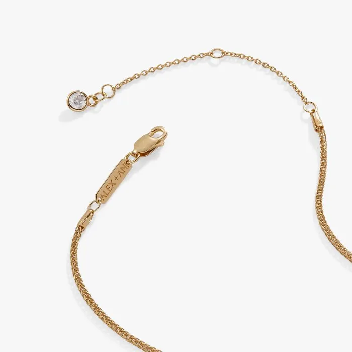 Fine Jewelry Women Alex And Ani Black Onyx Yin Yang Precious Necklace 14kt Gold Over Sterling Silver