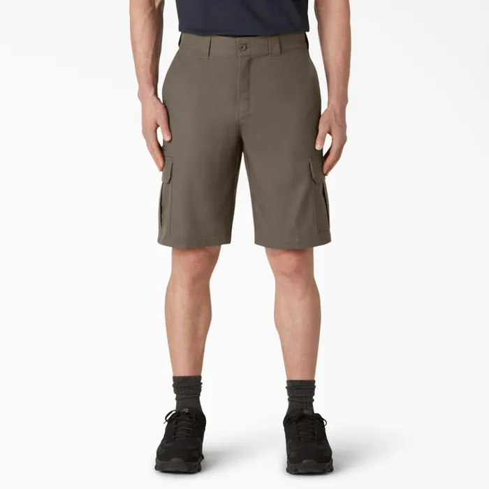 FLEX Cooling Active Waist Regular Fit Cargo Shorts 11034 Mushroom Mushroom mr1 Men Dickies Cargo FLEX Cooling Active Waist Regular Fit Cargo Shorts 11034 Mushroom Mushroom mr1 Men Dickies Cargo