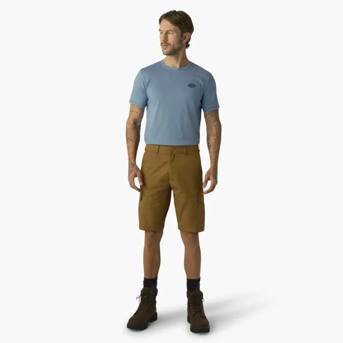 FLEX Cooling Regular Fit Cargo Shorts 11034 Brown Duck Brown Duck bd Men Dickies Cargo FLEX Cooling Regular Fit Cargo Shorts 11034 Brown Duck Brown Duck bd Men Dickies Cargo