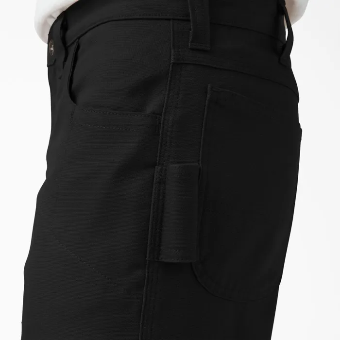 FLEX DuraTech Relaxed Fit Duck Pants Black Black bk Men Dickies Double Knee FLEX DuraTech Relaxed Fit Duck Pants Black Black bk Men Dickies Double Knee