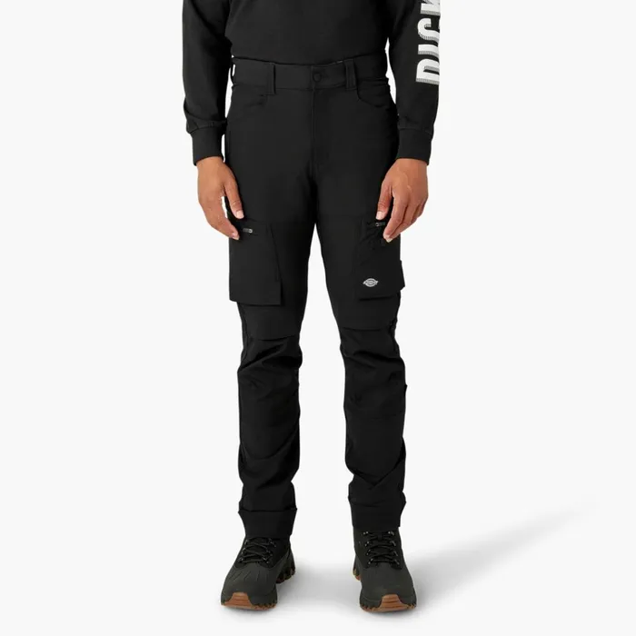 FLEX Slim Fit Double Knee Tapered Pants Black Black bkx Men Dickies Double Knee FLEX Slim Fit Double Knee Tapered Pants Black Black bkx Men Dickies Double Knee