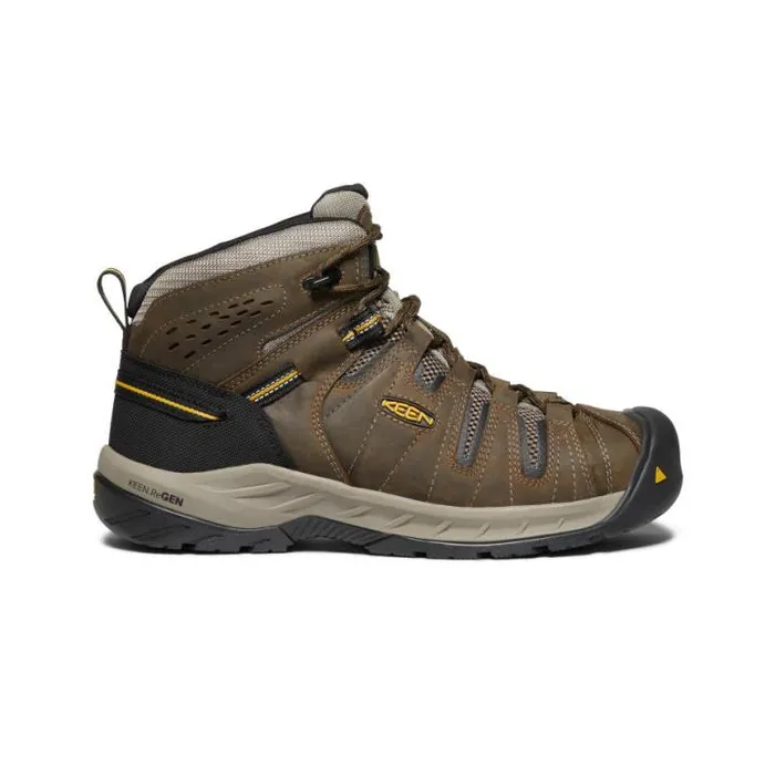 Flint II Boot Steel Toe Cascade BrownGolden Rod Men KEEN Boots