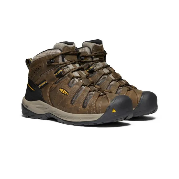 Flint II Boot Steel Toe Cascade BrownGolden Rod Men KEEN Boots Flint II Boot Steel Toe Cascade BrownGolden Rod Men KEEN Boots