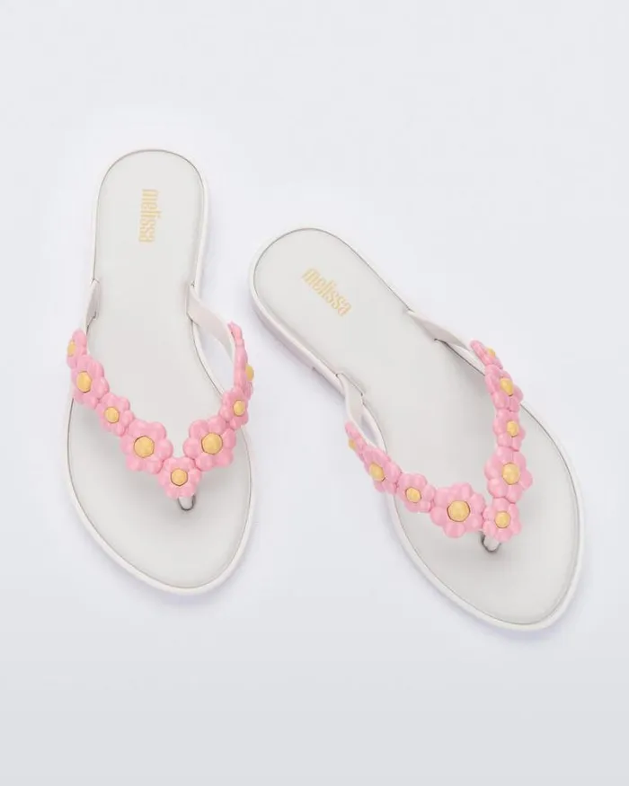 Flip Flop Spring Whitelilac Women Melissa Flip Flops
