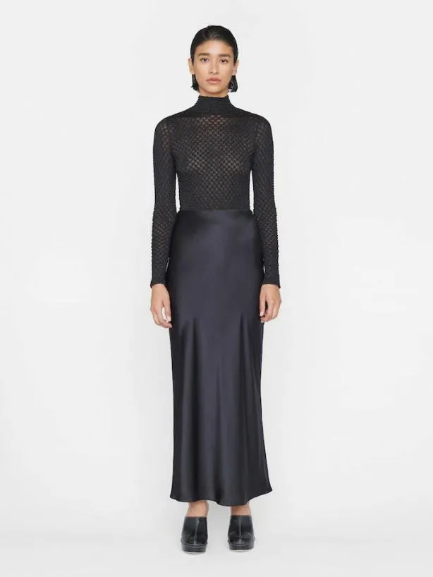 Frame Column Maxi Skirt In Noir Noir Women Skirts and Shorts Frame Column Maxi Skirt In Noir Noir Women Skirts and Shorts