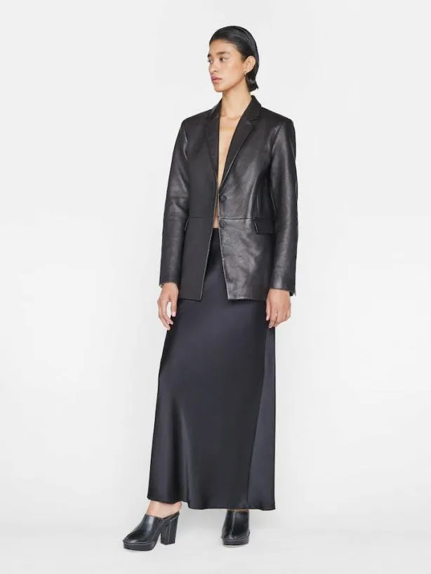 Frame Column Maxi Skirt In Noir Noir Women Skirts and Shorts Frame Column Maxi Skirt In Noir Noir Women Skirts and Shorts