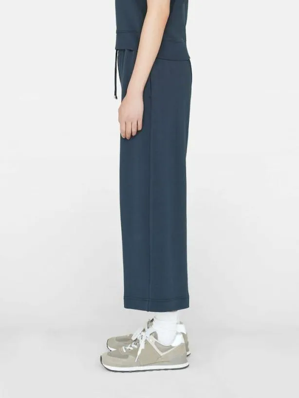 Frame Cropped Wide Leg Sweatpant In Navy Navy Women Pants Frame Cropped Wide Leg Sweatpant In Navy Navy Women Pants