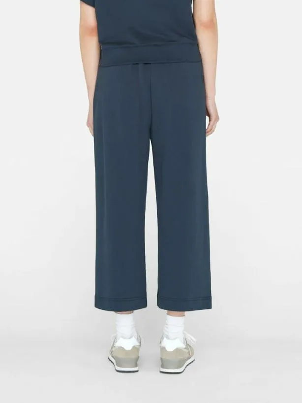 Frame Cropped Wide Leg Sweatpant In Navy Navy Women Pants Frame Cropped Wide Leg Sweatpant In Navy Navy Women Pants