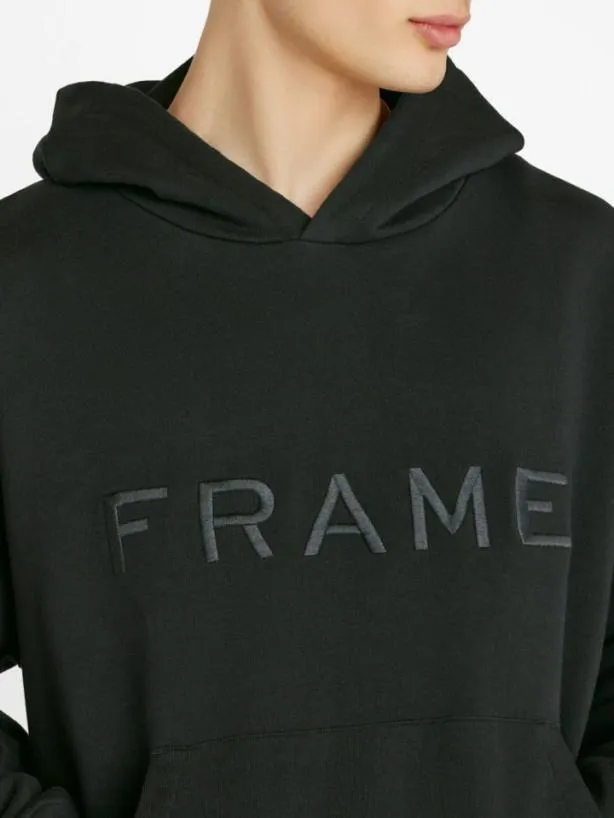 Frame Frame Hoodie In Noir Noir Men Sweaters and Hoodies Frame Frame Hoodie In Noir Noir Men Sweaters and Hoodies
