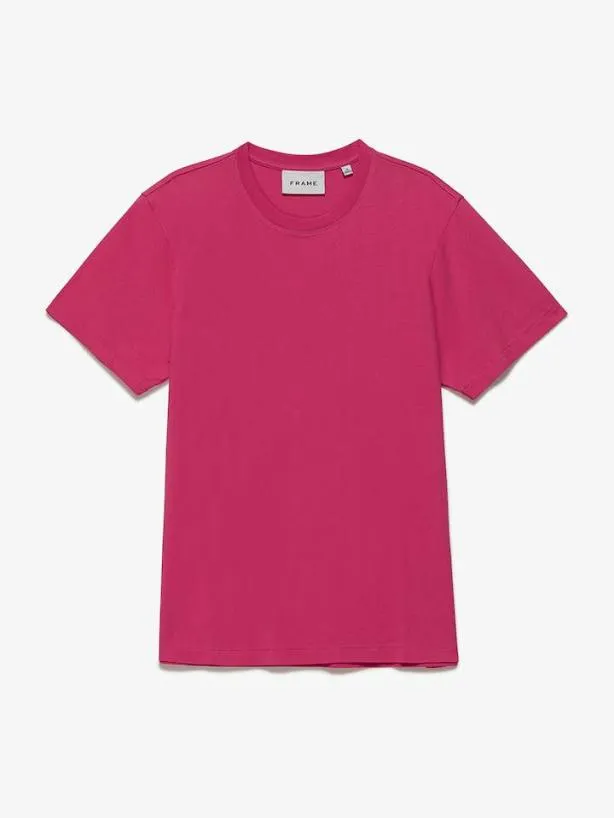 Frame FRAME Logo Tee In Pop Rose Pop Rose Men Tees