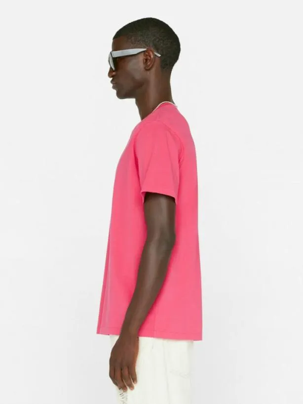 Frame FRAME Logo Tee In Pop Rose Pop Rose Men Tees Frame FRAME Logo Tee In Pop Rose Pop Rose Men Tees