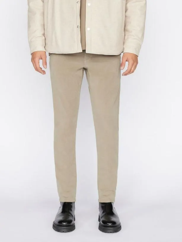 Frame L039Homme Slim Brushed Twill In Shadow Beige Shadow Beige Men Pants and Shorts Frame L039Homme Slim Brushed Twill In Shadow Beige Shadow Beige Men Pants and Shorts