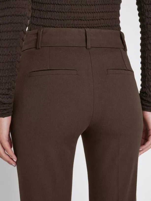 Frame Le High Flare Split Trouser In Espresso Espresso Women Pants Frame Le High Flare Split Trouser In Espresso Espresso Women Pants