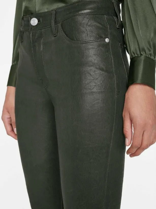Frame Leather Le Crop Mini Boot In Surplus Surplus Women Leather and Suede Frame Leather Le Crop Mini Boot In Surplus Surplus Women Leather and Suede