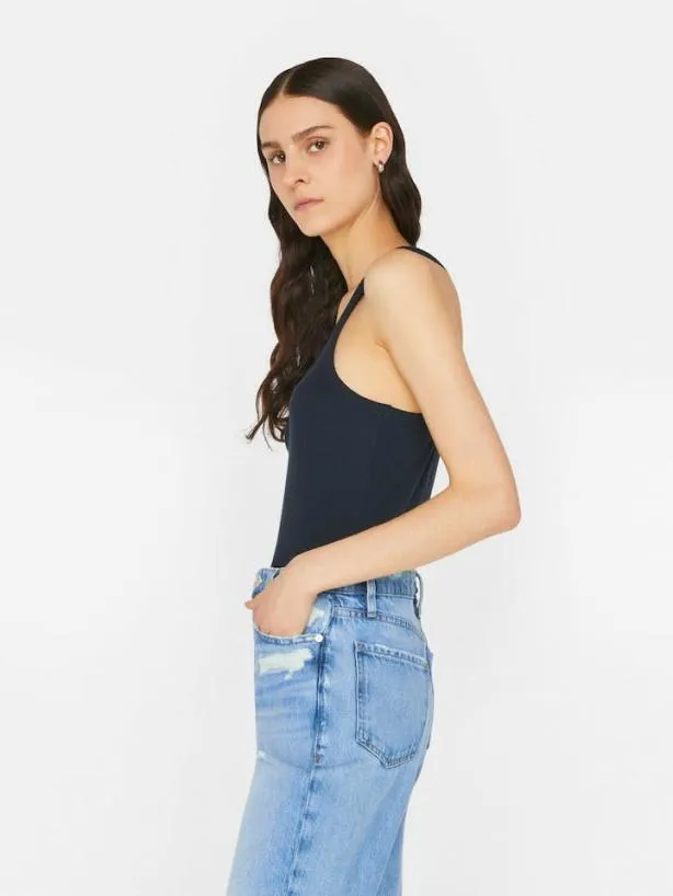 Frame Modal Rib Cami In Navy Navy Women Tanks and Tees Frame Modal Rib Cami In Navy Navy Women Tanks and Tees