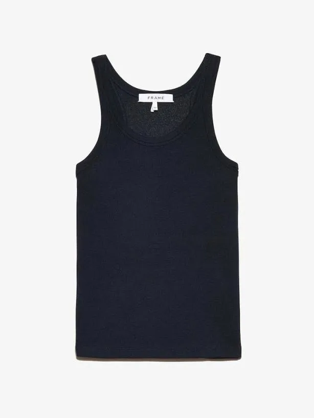 Frame Modal Rib Cami In Navy Navy Women Tanks and Tees Frame Modal Rib Cami In Navy Navy Women Tanks and Tees