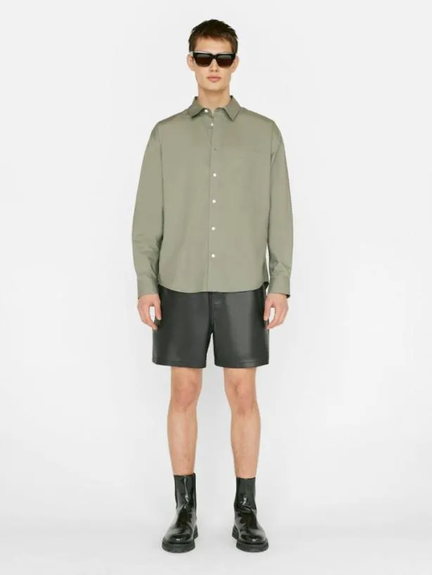 Frame Soft Cotton Long Sleeve Shirt In Desert Sage Desert Sage Men Shirts Frame Soft Cotton Long Sleeve Shirt In Desert Sage Desert Sage Men Shirts