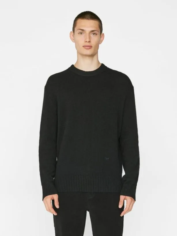Frame The Cashmere Crewneck Sweater In Noir Noir Men Sweaters and Hoodies Frame The Cashmere Crewneck Sweater In Noir Noir Men Sweaters and Hoodies