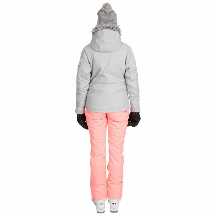 Francesca DLX Waterproof RECCO Ski Jacket Platinum Marl Women Trespass Ski Jackets Francesca DLX Waterproof RECCO Ski Jacket Platinum Marl Women Trespass Ski Jackets
