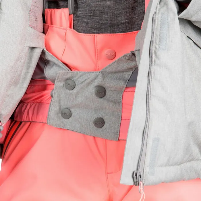 Francesca DLX Waterproof RECCO Ski Jacket Platinum Marl Women Trespass Ski Jackets Francesca DLX Waterproof RECCO Ski Jacket Platinum Marl Women Trespass Ski Jackets