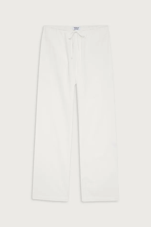 Frankies Bikinis Daisy Low Rise Pant White Women Matching Sets