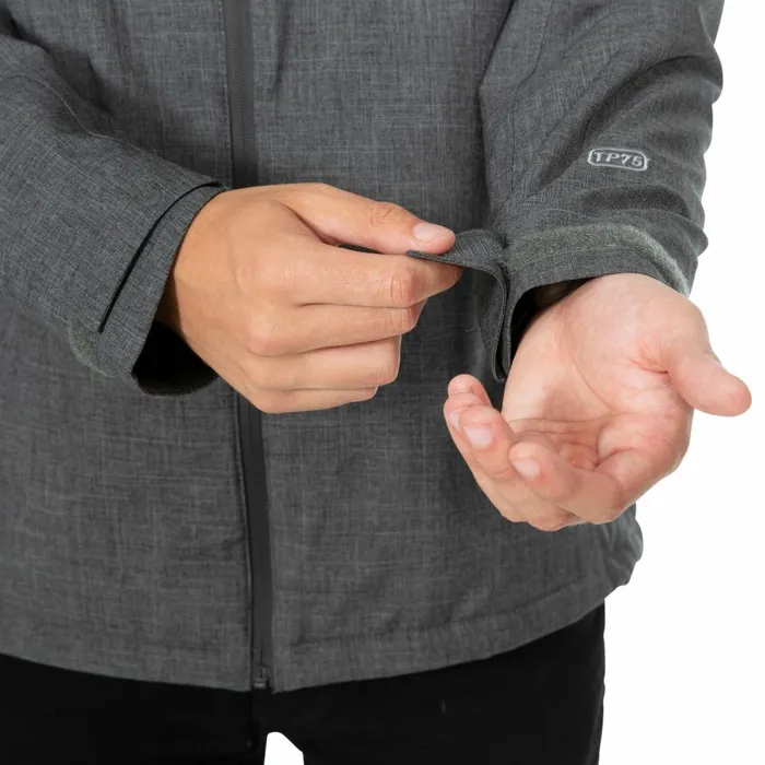 Fyfinn Padded Waterproof Jacket Dark Grey Men Trespass Waterproof Jackets