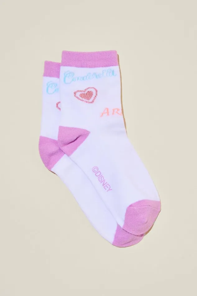 GirlsBoys Socks and Tights Cotton On Single Pack Lcn Crew Sock Lcn Dis Whitegirl Gang GirlsBoys Socks and Tights Cotton On Single Pack Lcn Crew Sock Lcn Dis Whitegirl Gang